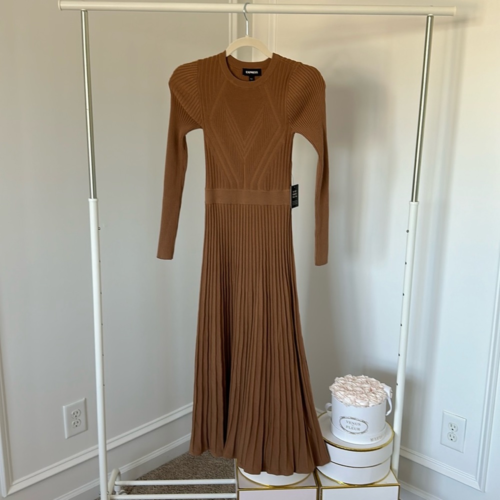 Express Brown Maxi Dress